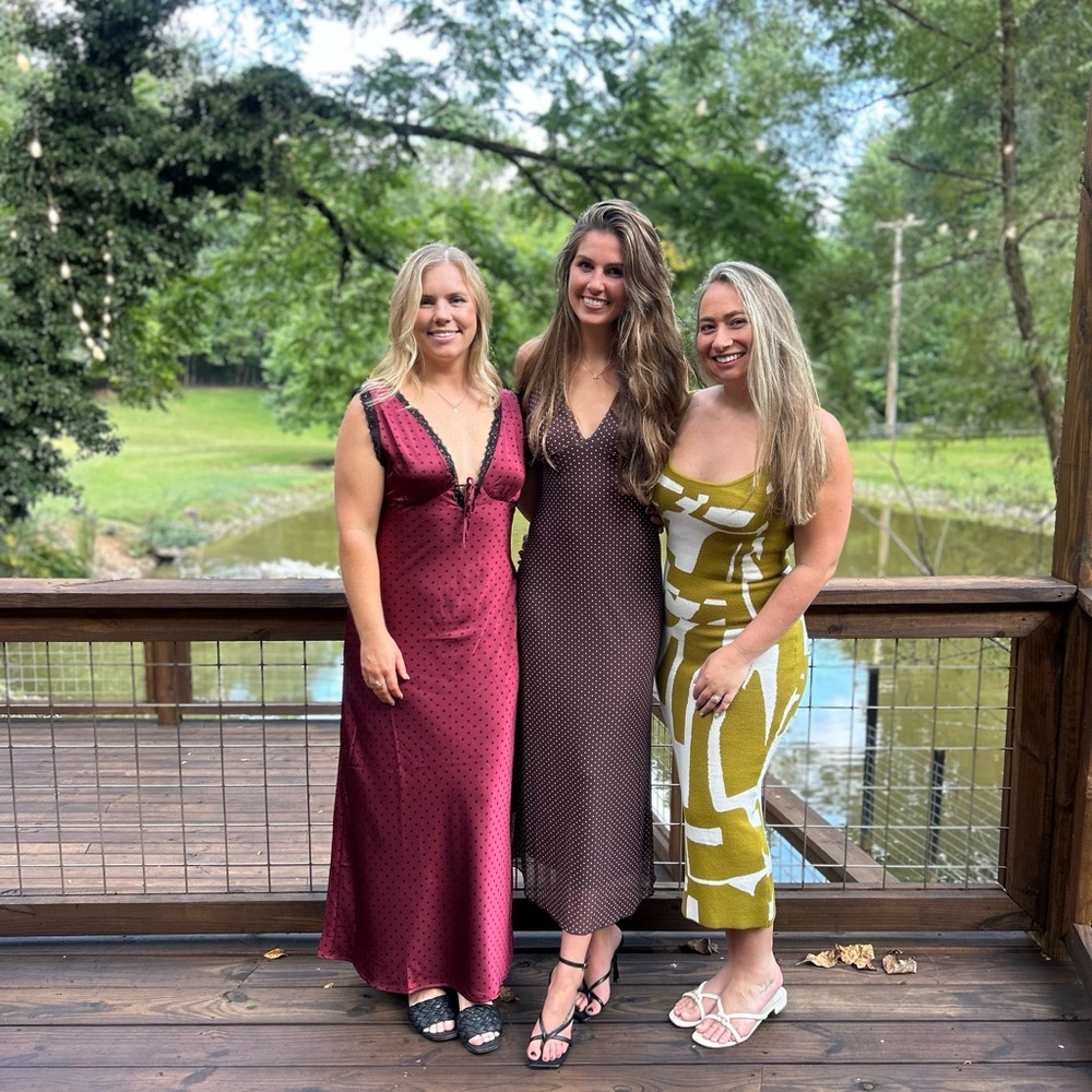 See You Monday Brown Polka Dot Maxi Dress - Picture 5 of 5